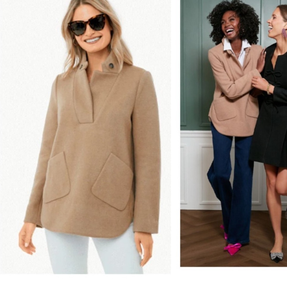 Tuckernuck | NEW Emerson Wool Equestrian Popover Jacket in Camel Size S